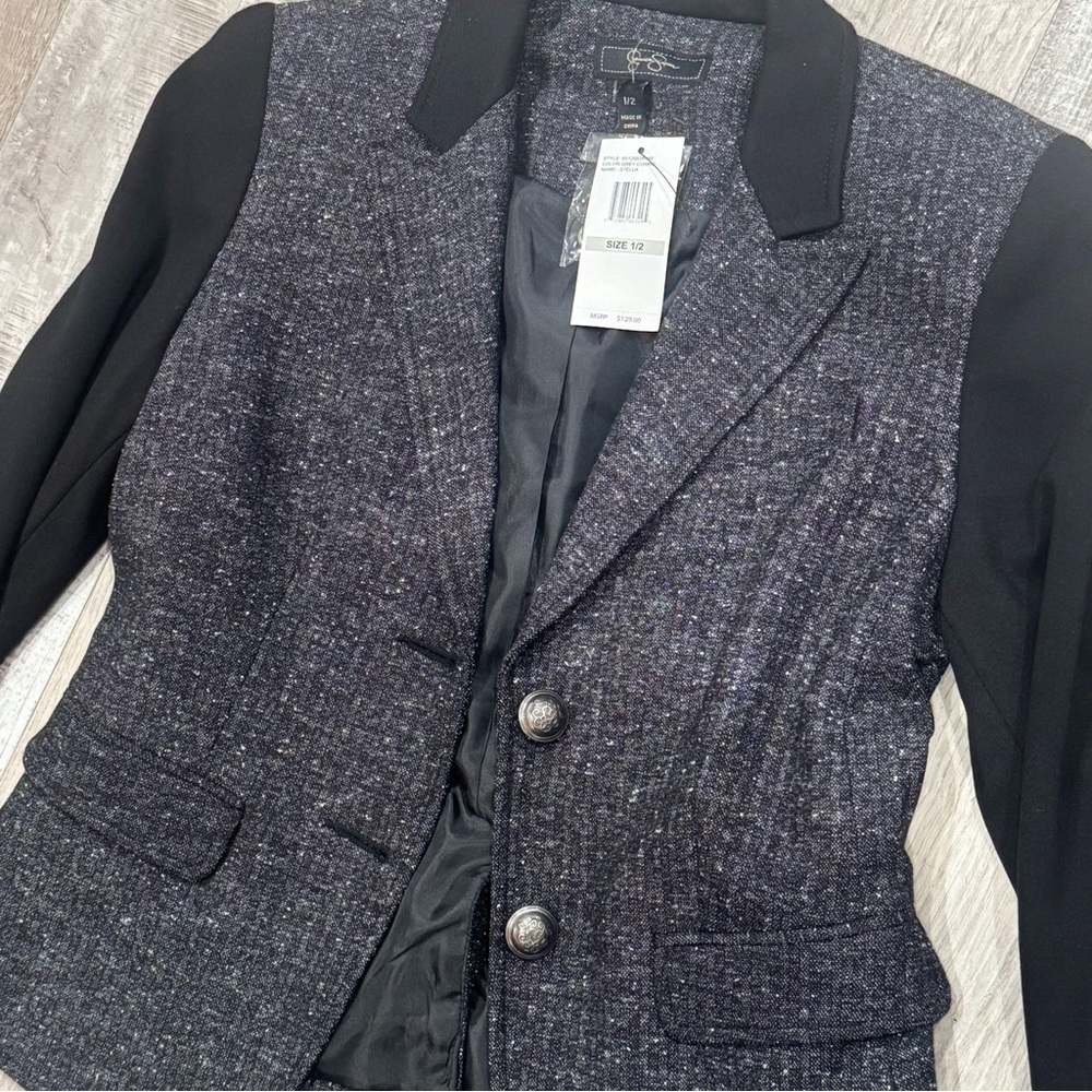 NWT Jessica Simpson Heather gray blazer ❤️ - Picture 4 of 6